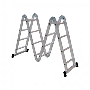 Escalera aluminio multifuncion 4x4 escalones 4.7mt
