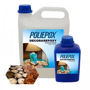 Resina epoxi 4KG c/ catalizador Poliepox