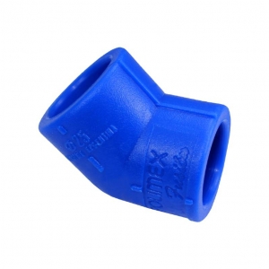 Termofusion Azul Codo 45º de 20mm