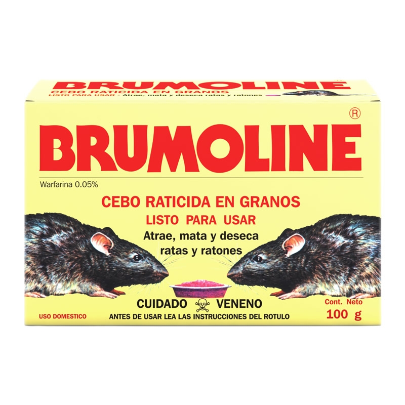 Veneno rata y raton caja 100gr DESECA Brumoline - Barraca Otto Wulff, desde  1913