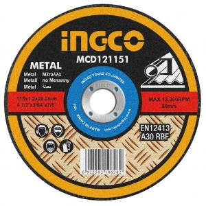 Disco desbaste metal 115x6.0 (4 1/2")