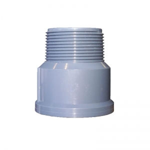 PVC_ soldable piscina 50mm Cupla rosca M 1 1/2"