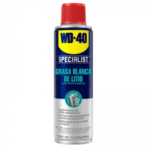 Aceite WD-40 spray _ 226gr Litio Grasa Blanca